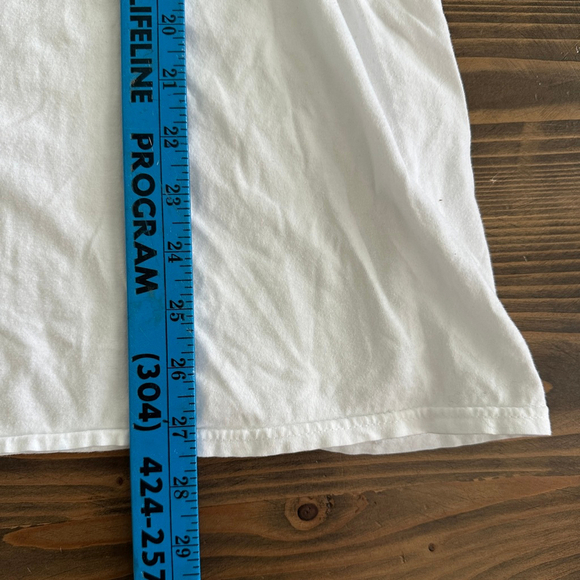 Men’s Star Wars Mandalorian Tee XXL White Red Graphic Short Sleeve Grogu - Picture 5 of 7